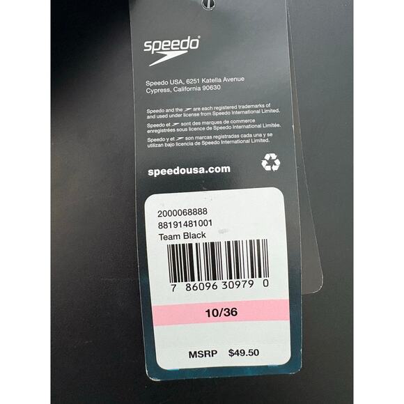 Speedo Pro LT Women's Super Pro One Piece Athletic Swimsuit Black size 8 / 34 - Picture 5 of 8